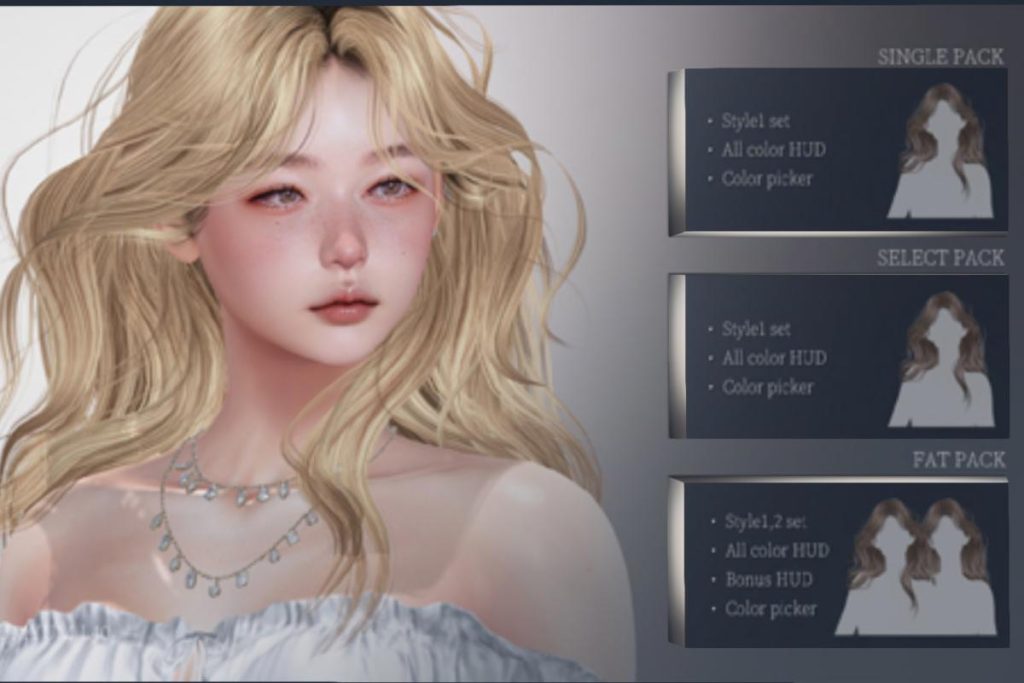 L40 Hair, L$288 each/L$688 FP