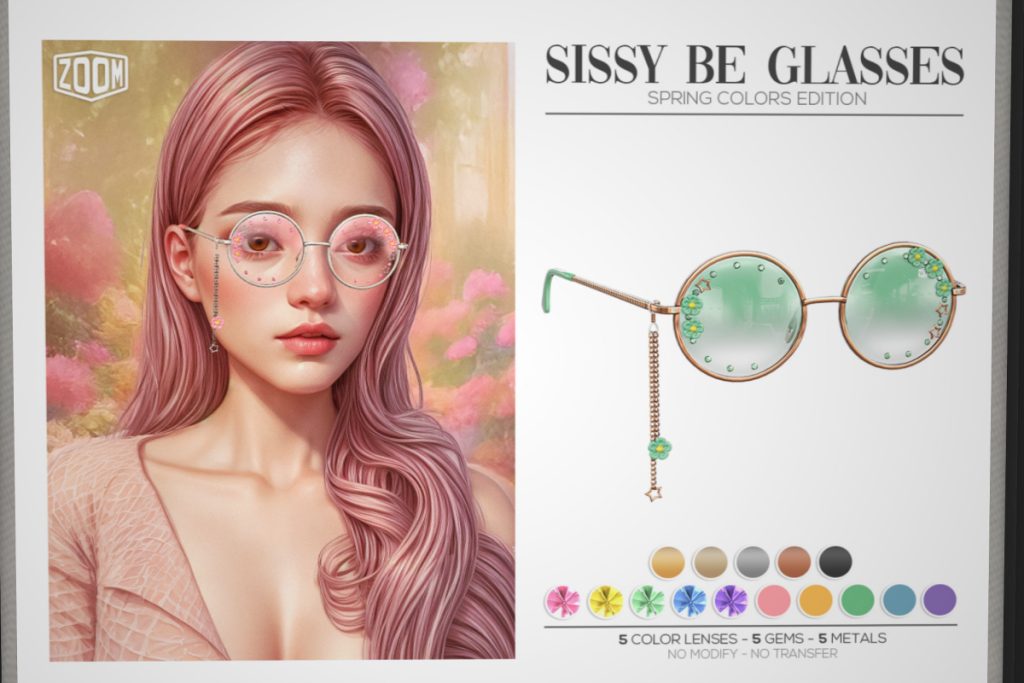 Sissy Be Glasses, L$299