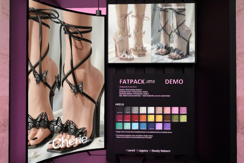 Bloom Heels - Legacy/MaitreyaX/Reborn, L$248 each/L$1088 FP